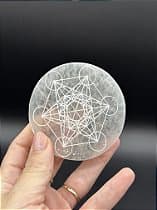 Selenita - Cubo de Metatron - Redondo - imagem 2