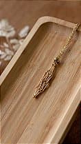 Colar Porta-Cristais - Dourado - imagem 1