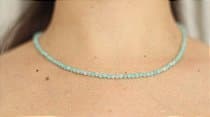 Colar Choker de Amazonita - imagem 3