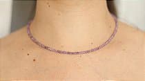 Colar Choker de Ametista - imagem 3