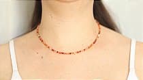 Colar Choker de Cornalina - imagem 2