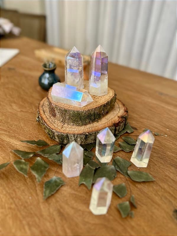Quartzo Aura - Ponta