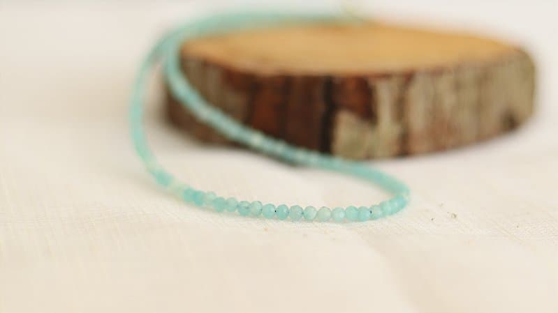 Colar Choker de Amazonita