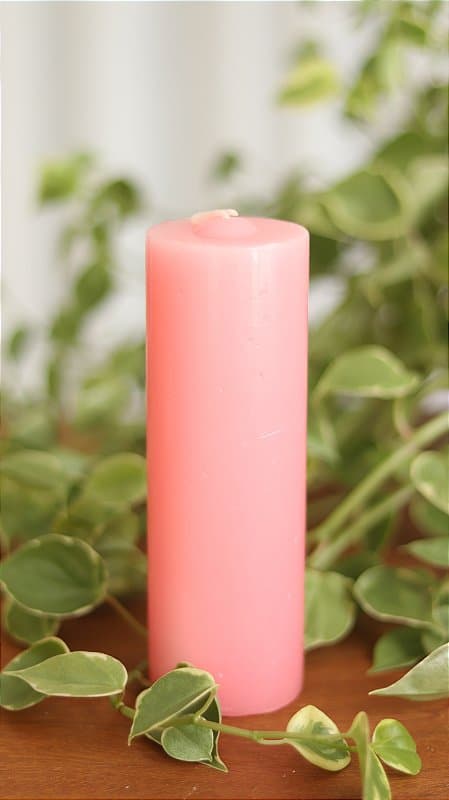 Vela 7 dias Rosa