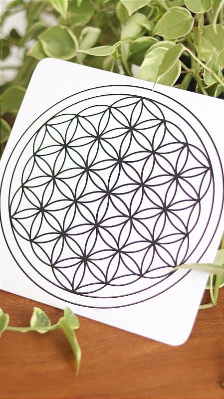 Mandala Flor da Vida – Placa de PVC