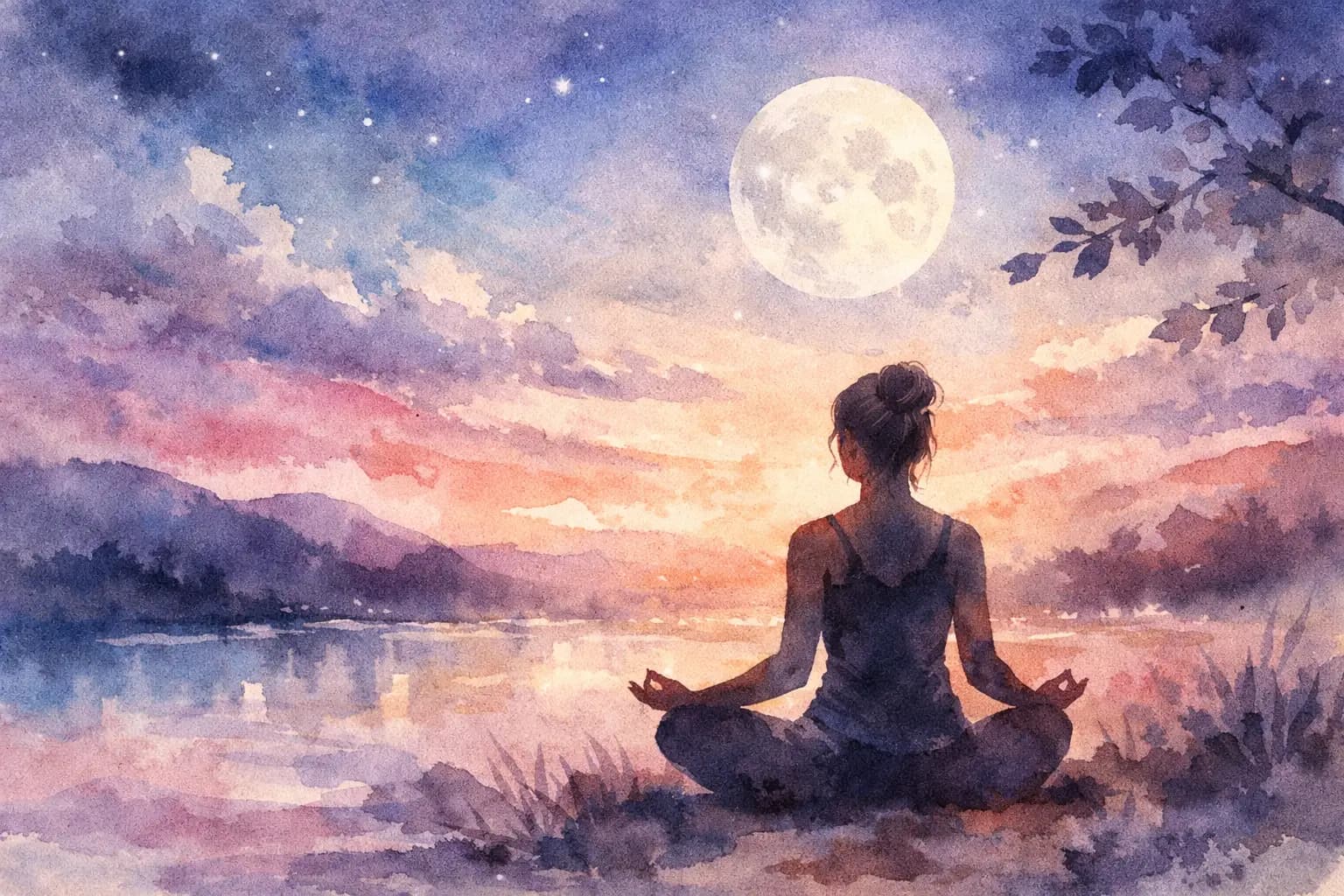 Meditação noturna para paz interior em 10 minutos