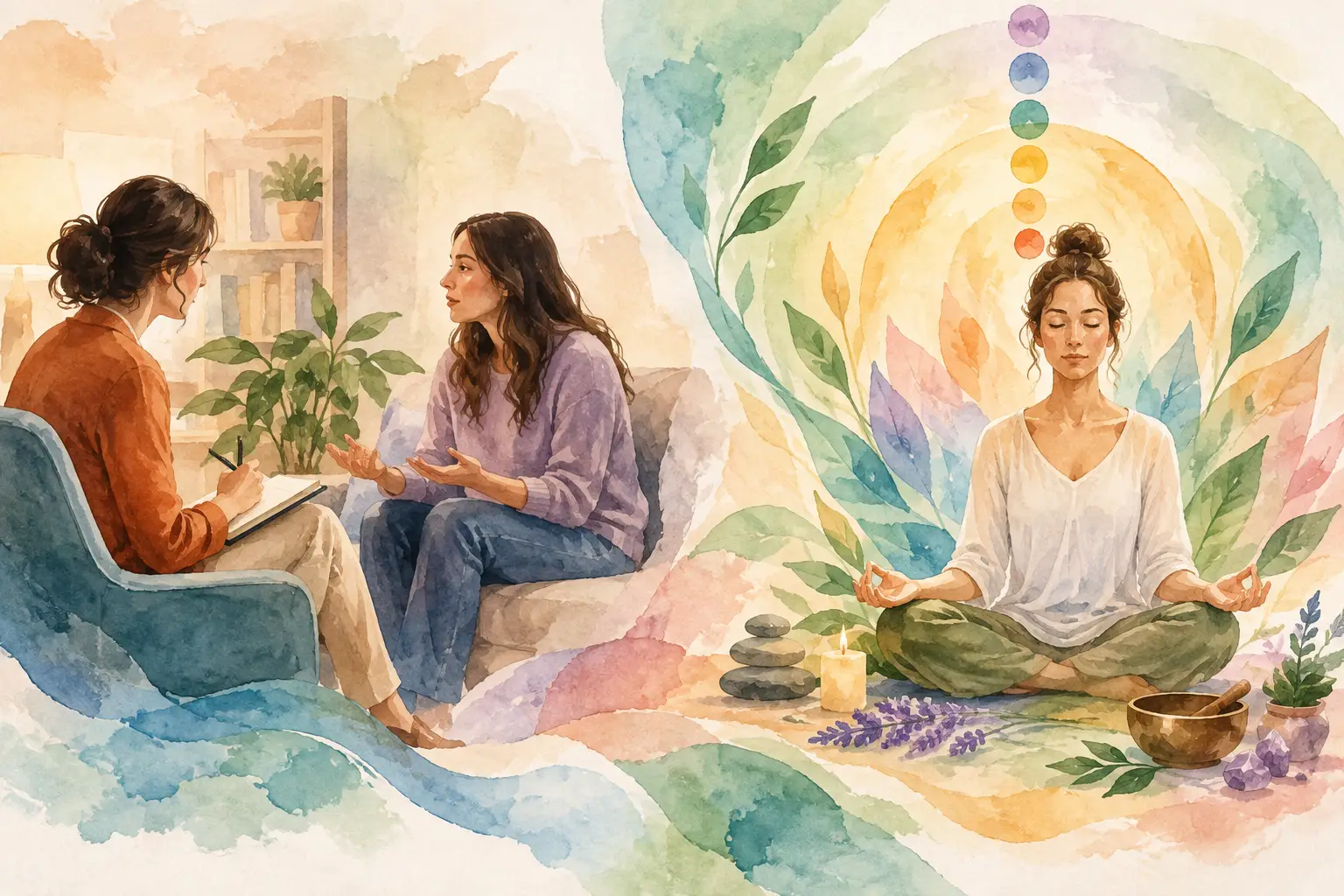 Terapia holística ou psicoterapia: qual escolher?